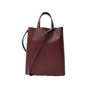 Celine Vertical Cabas handbag shoulder bag Burgundy Red wine red idea